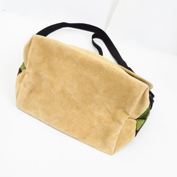 実際に弊社で買取させて頂いたManhattan Portage/マンハッタンポーテージ×X-girl/エックスガール カモフラージュ柄 ショルダーバッグの画像 2枚目