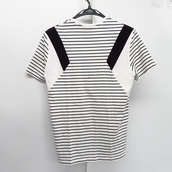 実際に弊社で買取させて頂いたNeil Barrett/ニールバレット ボーダー 切り替えTシャツ PBJT181B/E517C/Sの画像 1枚目
