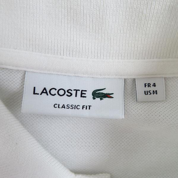 実際に弊社で買取させて頂いたLACOSTE/ラコステ CLASSIC FIT 半袖ポロシャツ/Mの画像 2枚目