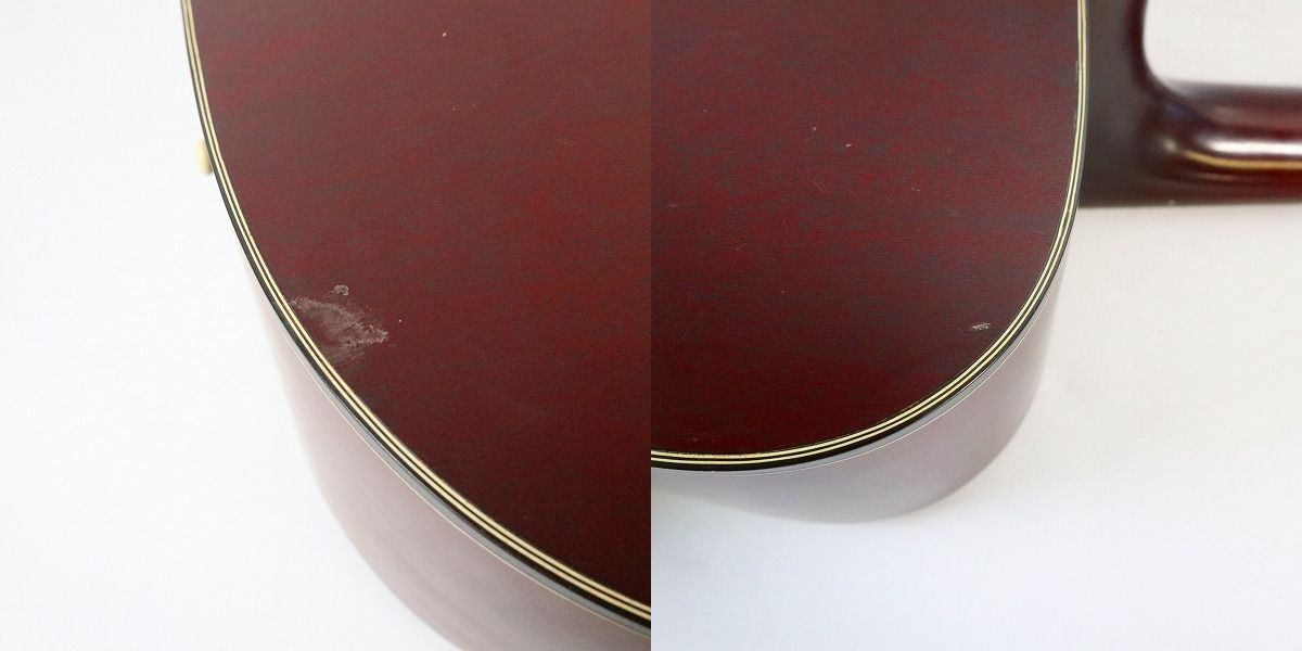 実際に弊社で買取させて頂いた★修復有り ESP/イーエスピー ACOUSTIC アコースティックギターの画像 8枚目