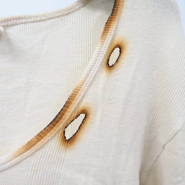 実際に弊社で買取させて頂いたMIHARAYASUHIRO/ミハラヤスヒロ 焦げ加工 長袖 Tシャツ/カットソー 31273718/Mの画像 5枚目