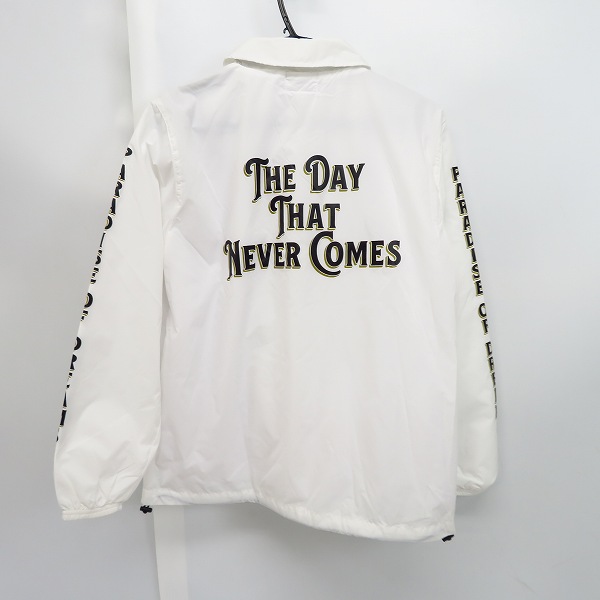 実際に弊社で買取させて頂いたTHE CRIMIE/クライミー GOOD LUCK&GOD BLESS ナイロン コーチ ジャケット/L の画像 1枚目