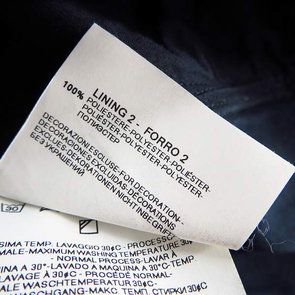 実際に弊社で買取させて頂いたARMANI JEANS/アルマーニジーンズ 4ポケット 3Bテーラードジャケット 46の画像 5枚目