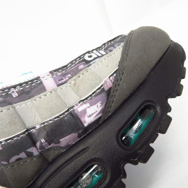 実際に弊社で買取させて頂いたNIKE/ナイキ AIR MAX 95 PRNT ATMOS WE LOVE/エアマックス 95 AQ0925-001/27.5の画像 6枚目