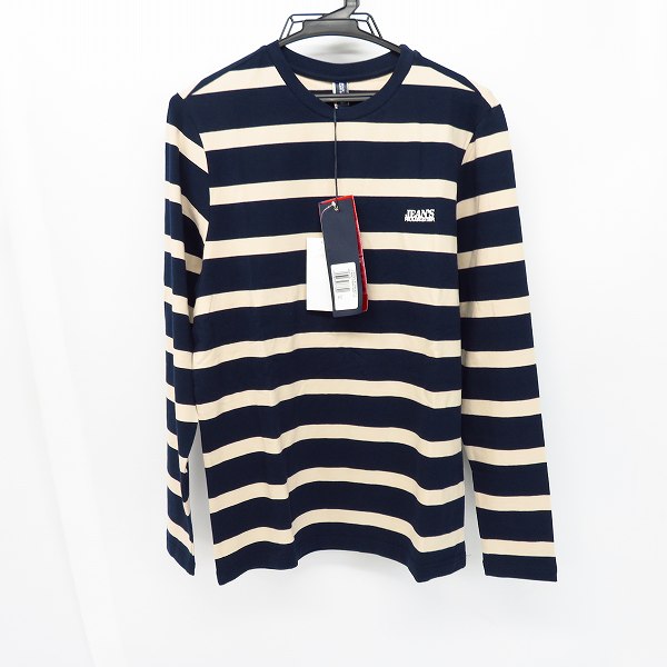 実際に弊社で買取させて頂いたJEAN PAUL GAULTIER/ジャンポールゴルチェ 胸ロゴ クルーネック ボーダー Tシャツ/カットソー M