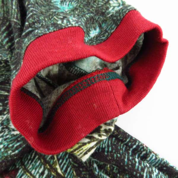 実際に弊社で買取させて頂いたJEAN PAUL GAULTIER HOMME/ジャンポールゴルチェオム ネイティブ ボタニカルプリント Vネック 半袖 Tシャツ 48の画像 5枚目