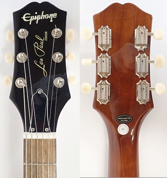 実際に弊社で買取させて頂いた★Epiphone/エピフォン Les Paul Junior/レスポール ジュニア ソフトケース付の画像 2枚目