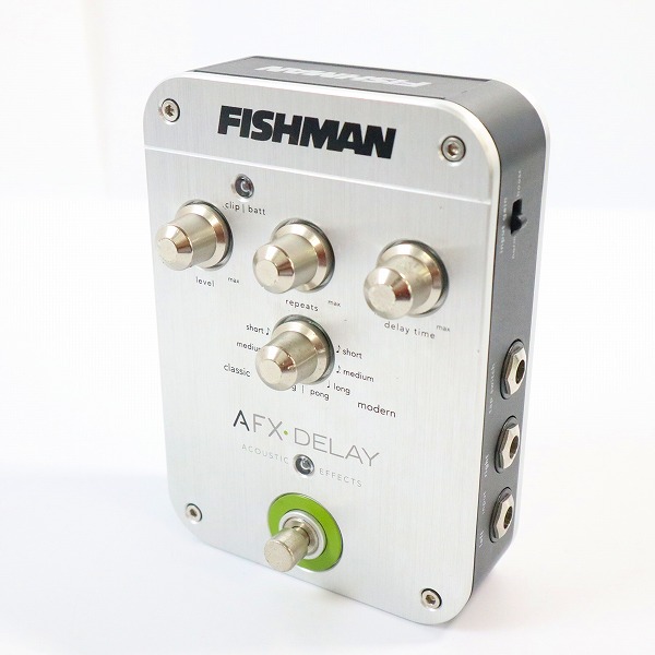 FISHMAN/フィッシュマン AFX DELAY ACOUSTIC EFFECTS アコースティックギター用 ディレイ エフェクター 動作