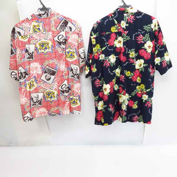 実際に弊社で買取させて頂いたMALIHINI/マリヒニ CANTERBURY/カンタベリー アロハシャツ 半袖 総柄/L/3L 2点セットの画像 1枚目