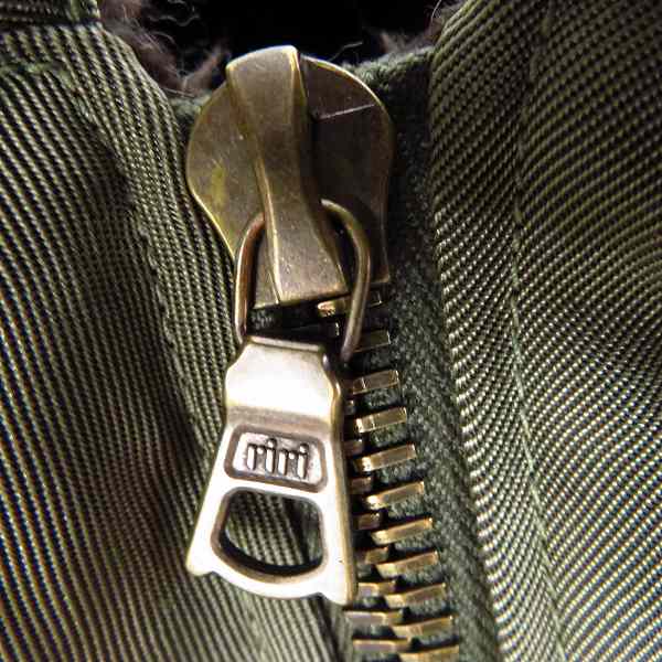 実際に弊社で買取させて頂いたwjk/ダブルジェイケイ 09AW N3B-serge nylon/103 ny02 ファー付N-3Bジャケット Sの画像 4枚目