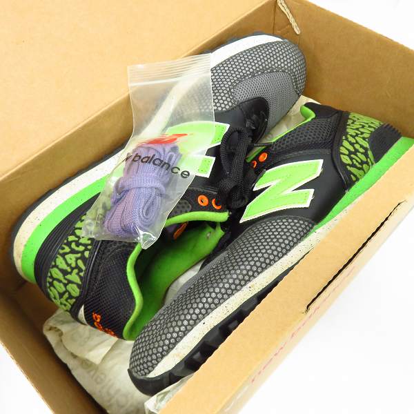 実際に弊社で買取させて頂いた【観賞用】NEW BALANCE×ATMOS/ニューバランス×アトモス 風神(FUJIN) スニーカー CM576GB/29の画像 7枚目