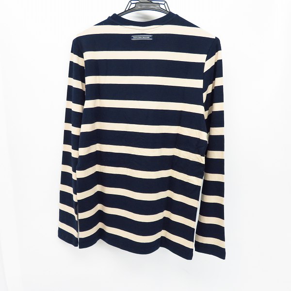 実際に弊社で買取させて頂いたJEAN PAUL GAULTIER/ジャンポールゴルチェ 胸ロゴ クルーネック ボーダー Tシャツ/カットソー Mの画像 1枚目