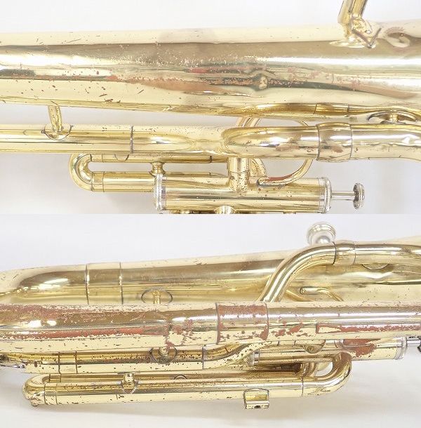 実際に弊社で買取させて頂いた★【ジャンク】YAMAHA/ヤマハ YAH-202/YAH202 アルトホルン ハードケース付の画像 6枚目