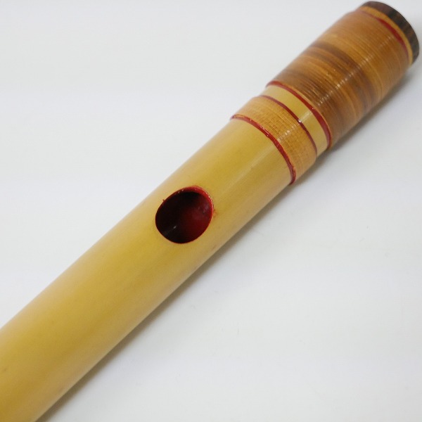 実際に弊社で買取させて頂いた㐂月/喜月 篠笛 十本調子 7穴 横笛 和楽器の画像 3枚目