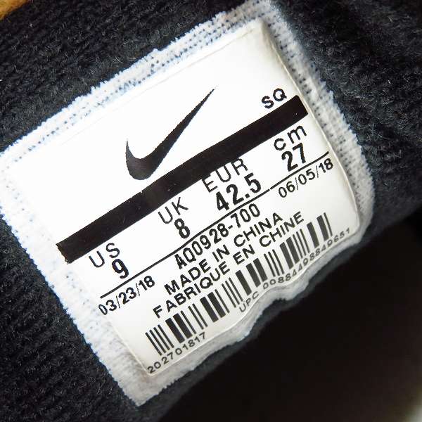 実際に弊社で買取させて頂いたNIKE×ATOMOS/ナイキ×アトモス AIR MAX 1 DLX/エアマックス サファリパック 2.0 AQ0928-700/27.0の画像 5枚目