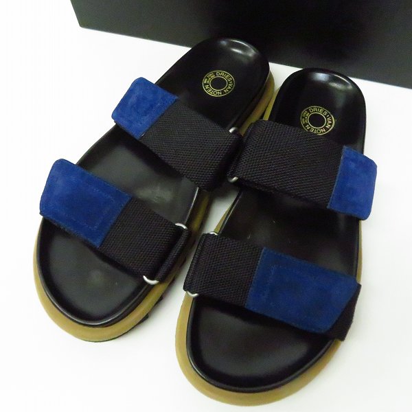 実際に弊社で買取させて頂いたDRIES VAN NOTEN/ドリスヴァンノッテン レザーサンダル MS25/862 QU111 BLACK900/41