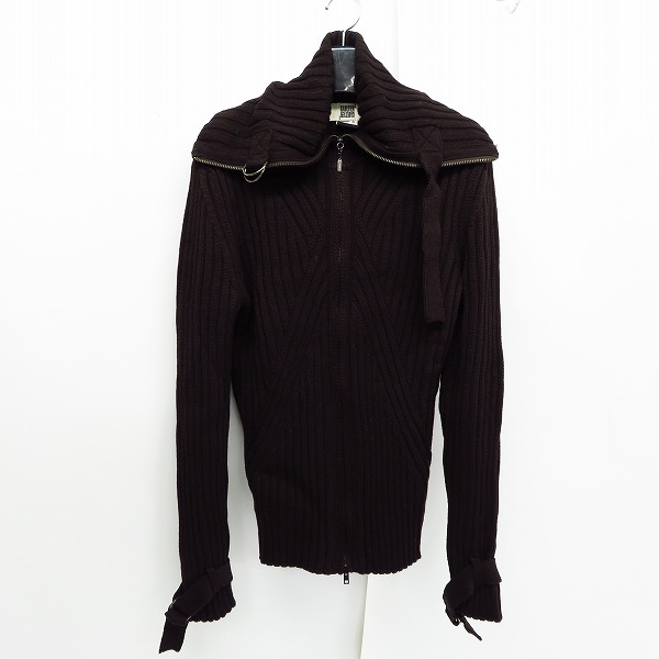 実際に弊社で買取させて頂いた【未使用】JEAN PAUL GAULTIER/ジャンポールゴルチェ ウールニット ジップアップ ブルゾン/S