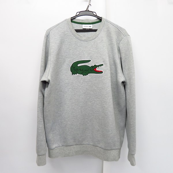 実際に弊社で買取させて頂いたLACOSTE/ラコステ BIGロゴ 長袖 スウェット/トレーナー L
