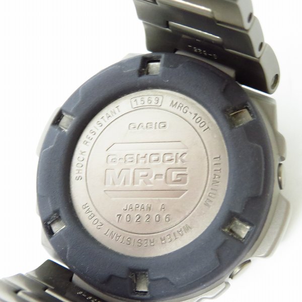 実際に弊社で買取させて頂いたG-SHOCK/Gショック MR-G スクリューバック MRG-100T-8の画像 3枚目