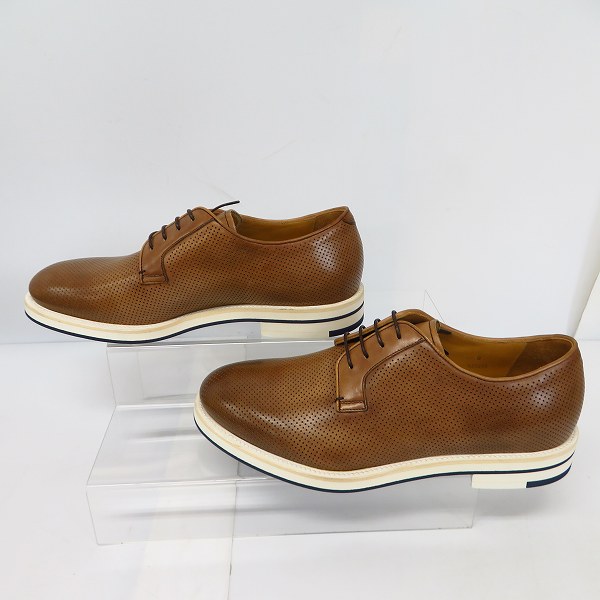 実際に弊社で買取させて頂いたGIORGIO ARMANI/ジョルジオアルマーニ パンチングレザーシューズ 8の画像 3枚目