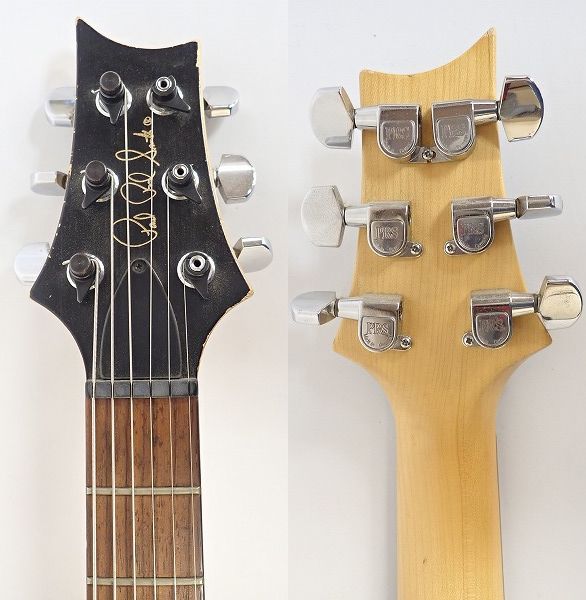実際に弊社で買取させて頂いた★Paul Reed Smith/PRS/ポールリードスミス CE 24 Maple Raspberry ボルトオンネック ハードケース付きの画像 3枚目