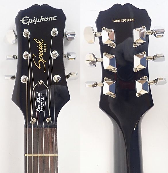 実際に弊社で買取させて頂いた★Epiphone/エピフォン Les Paul Special Ⅱ VS/レスポール スペシャル2 ビンテージサンバーストの画像 2枚目