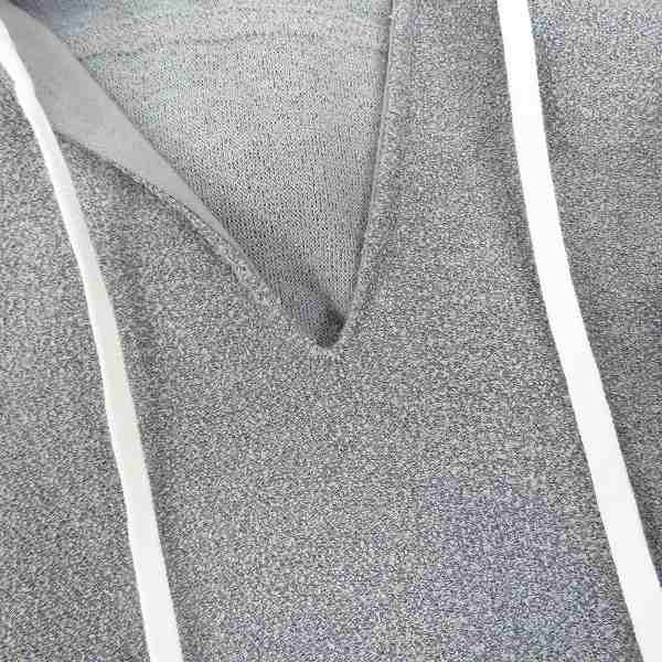 実際に弊社で買取させて頂いたKRISVANASSCHE/クリスヴァンアッシュ Vネック フーディジャケット グレー Sの画像 5枚目