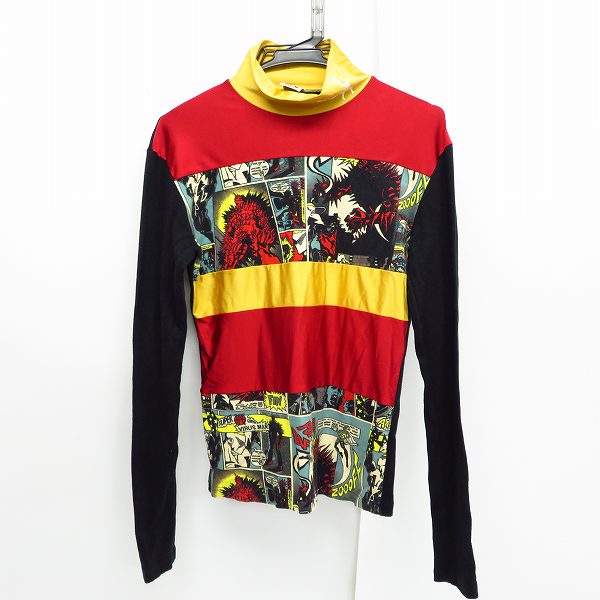 実際に弊社で買取させて頂いたJPG/ジャンポールゴルチェ ボーダー/コミックプリント 長袖 Tシャツ/カットソー 48