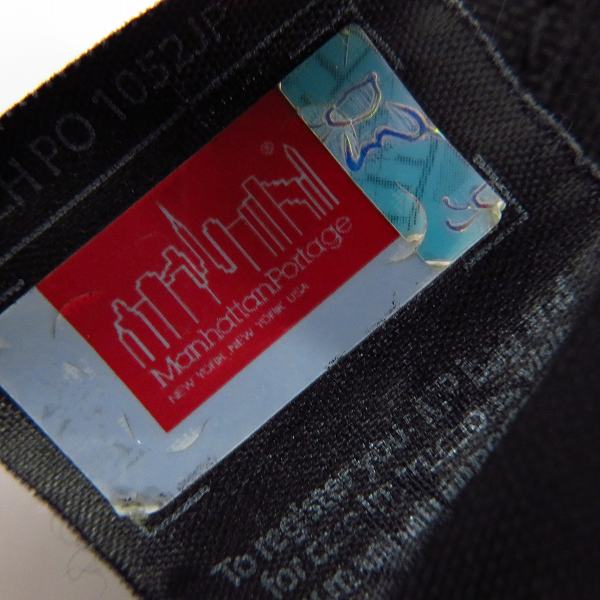 実際に弊社で買取させて頂いたManhattan Portage/マンハッタンポーテージ CORDURA/コーデュラナイロン ショルダーバッグ/ブラックの画像 6枚目