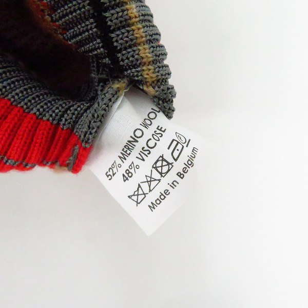 実際に弊社で買取させて頂いた【未使用】DRIES VAN NOTEN/ドリスヴァンノッテン MATHEW チェック ニットベスト/Mの画像 3枚目