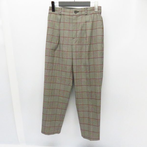 実際に弊社で買取させて頂いた【未使用】MACKINTOSH PHILOSOPHY/マッキントッシュ フィロソフィー グレンチェック柄 スラックスパンツ 36