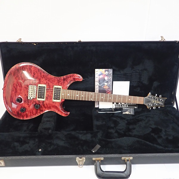 実際に弊社で買取させて頂いた★Paul Reed Smith/PRS/ポールリードスミス CE 24 Maple Raspberry ボルトオンネック ハードケース付き