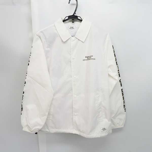 実際に弊社で買取させて頂いたTHE CRIMIE/クライミー GOOD LUCK&GOD BLESS ナイロン コーチ ジャケット/L 