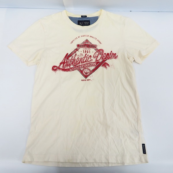 実際に弊社で買取させて頂いた【おまとめ9点】ARMANI JEANS/アルマーニジーンズ プリント 半袖・長袖 Tシャツの画像 4枚目
