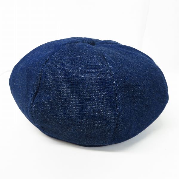 実際に弊社で買取させて頂いた【未使用】CA4LA/カシラ キャスケットハット/帽子 デニム地 の画像 3枚目