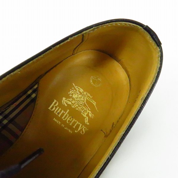 実際に弊社で買取させて頂いたBurberry’s/バーバリーズ レースアップ Vチップレザーシューズ BU1430/26.5の画像 4枚目