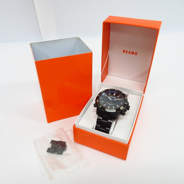実際に弊社で買取させて頂いたBEAMS×CITIZEN/ビームス×シチズン アナログ腕時計 クロノグラフ GN-4-S【動作未確認】の画像 5枚目