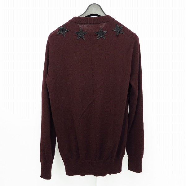 実際に弊社で買取させて頂いた【JPタグ】GIVENCHY/ジバンシィ スターパッチ ウール クルーネックニット 16F 7503 503/XSの画像 1枚目