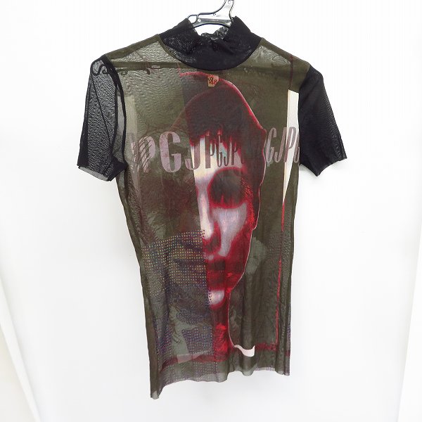 実際に弊社で買取させて頂いたJPG/ジャンポールゴルチェ パワーネット フェイスプリント Tシャツ カットソー 48