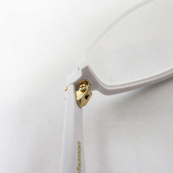 実際に弊社で買取させて頂いたLess than human/レスザンヒューマン ハーフリム メガネフレーム TIME52の画像 7枚目