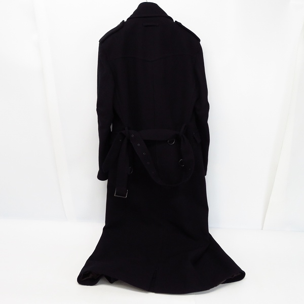 実際に弊社で買取させて頂いたJEAN PAUL GAULTIER HOMME/ジャンポールゴルチェオム ロング ライダース トレンチコート 48の画像 1枚目