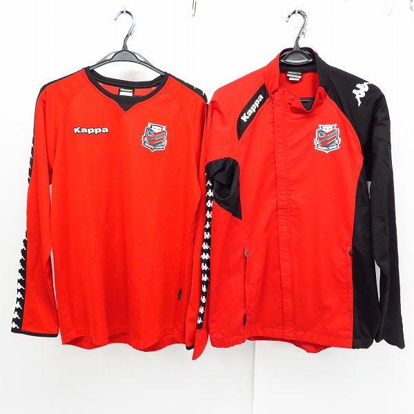 実際に弊社で買取させて頂いた Kappa/カッパ コンサドーレ札幌 トラックジャケット/長袖 トレーニングトップ/L 2点セット