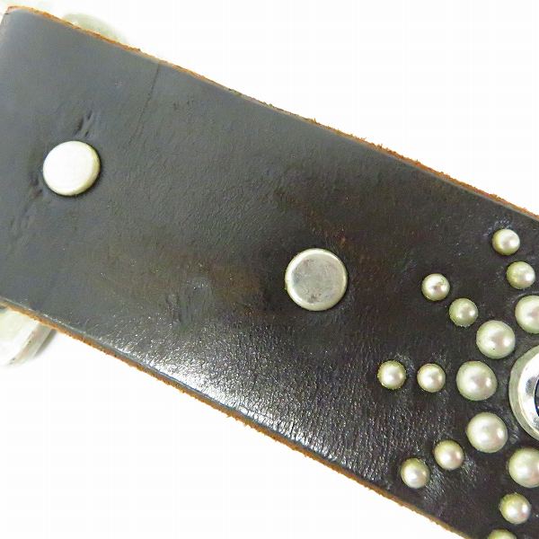 実際に弊社で買取させて頂いたHTC/エイチティーシー スティングレイ スタッズベルト/30の画像 4枚目