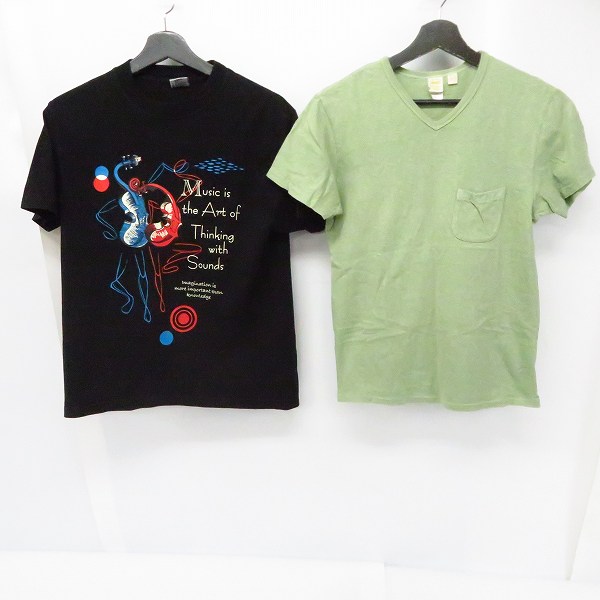 実際に弊社で買取させて頂いた【おまとめ10点】DUBBLE WORKS/ダブルワークス Champion/チャンピオン 他 無地/プリント 半袖Tシャツ・カットソー size：S/M/40の画像 4枚目