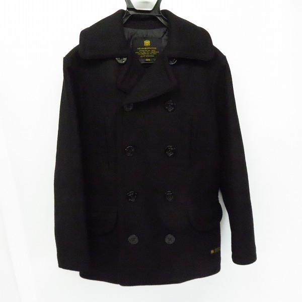 実際に弊社で買取させて頂いたNEIGHBORHOOD/ネイバーフッド 16AW P/WN-COAT Pコート ブラック Sの画像 0枚目