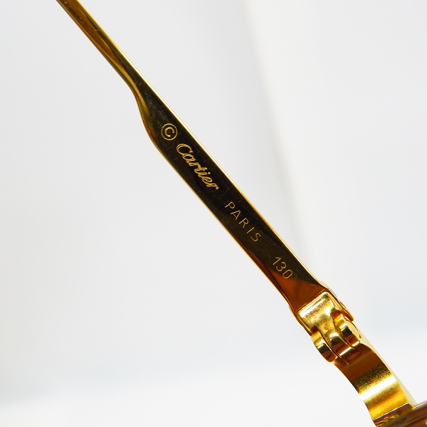 実際に弊社で買取させて頂いたCartier/カルティエ メガネ/眼鏡フレーム アイウェアの画像 4枚目