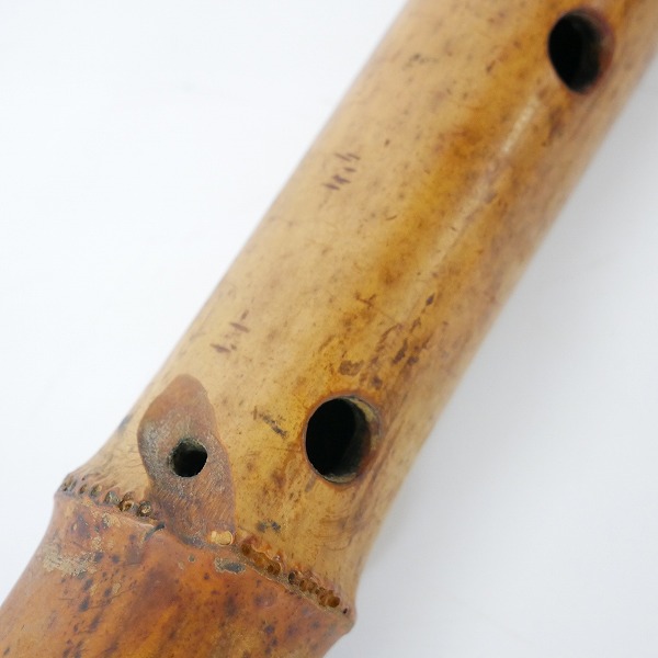 実際に弊社で買取させて頂いた【ジャンク】琴古流 尺八 星光 和楽器 61cmの画像 4枚目