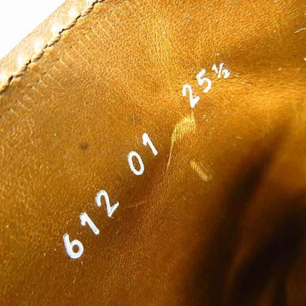 実際に弊社で買取させて頂いたISAMU KATAYAMA BACKLASH/バックラッシュ ホーウィンレザースエード used加工 サイドジップブーツ 612-01 25.5の画像 5枚目