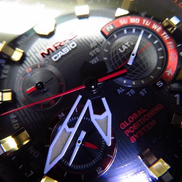 実際に弊社で買取させて頂いた【保証期間内】G-SHOCK/Gショック MR-G GPSハイブリッド電波ソーラー 赤備え MRG-G1000B-1A4JRの画像 5枚目