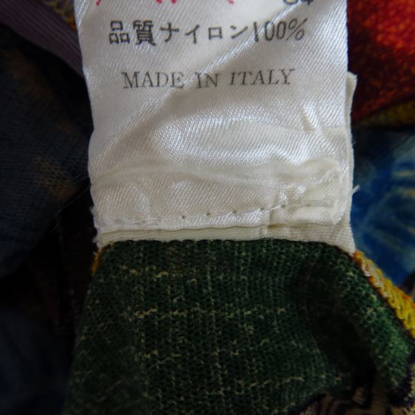 実際に弊社で買取させて頂いたJEAN PAUL GAULTIER MAILLE/ジャンポールゴルチェ マイユ シェルボタン 総柄 ナイロン ジャケット/48の画像 3枚目